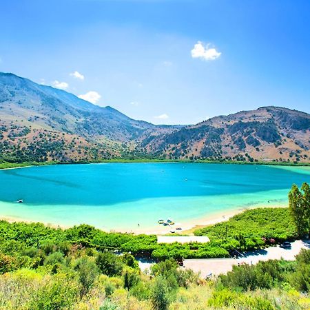 Minoas Villas Heated Pool Kournas ภายนอก รูปภาพ